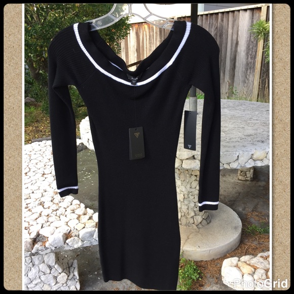 Guess black body-con dress - Picture 2 of 4