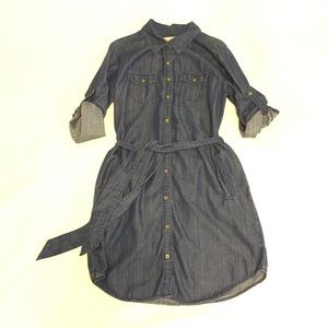 Chambray Shirt Dress
