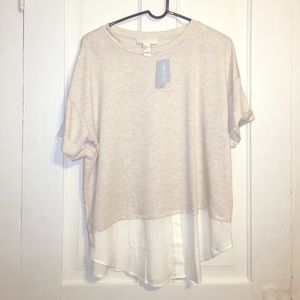 NWT Layered Forever 21+ tee!