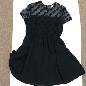 Polka dot skater dress