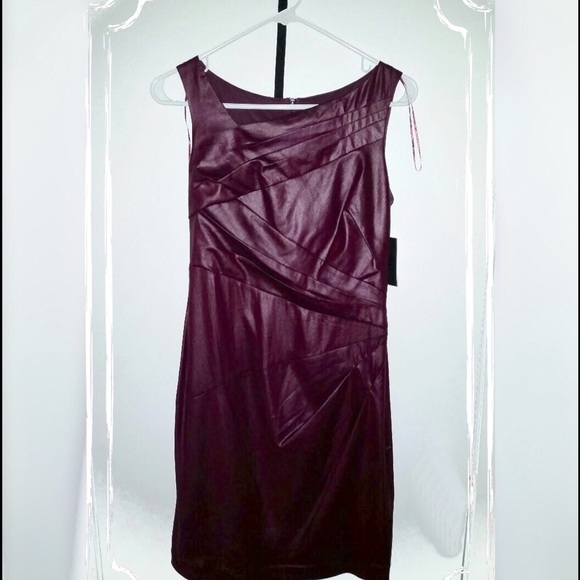 VINCE CAMUTO Asymmetric pleated sheath dress 👗 - Picture 3 of 4