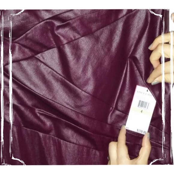 VINCE CAMUTO Asymmetric pleated sheath dress 👗 - Picture 4 of 4