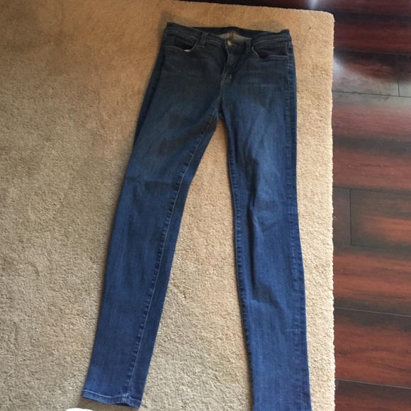 Jbrand super skinny jeans in blue bell