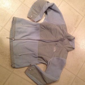 baby blue north face