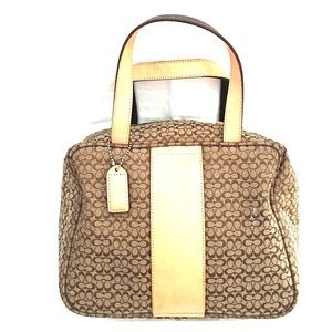 Authentic Coach Signature Toiletry Bag