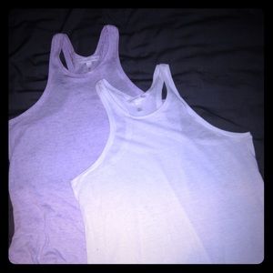High neck tank tops