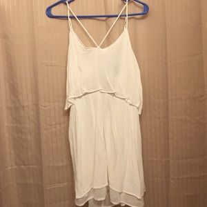 White strappy dress