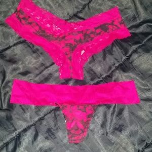 Matching Pink Tye-Dye Panty Set