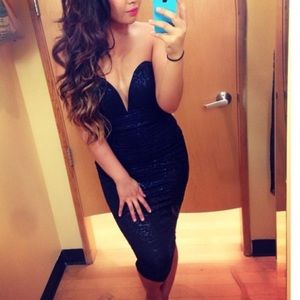 Plunging Neckline LBD