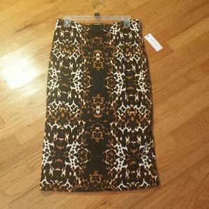 Leopard Midi Skirt