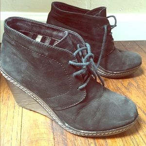 Black Dr. Scholl's Lace Up Booties