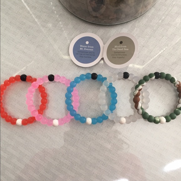 Stack of bracelets