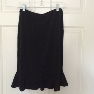 Small Express black skirt with slightly flared hem
