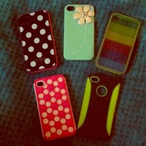 Bundle of iPhone 4 cases