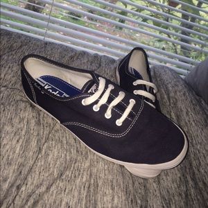 Navy Keds Womens