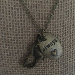 Harry Potter Inspired "always" necklace