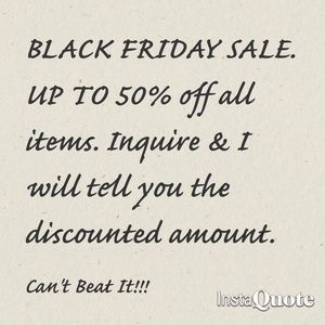 Black Friday sale