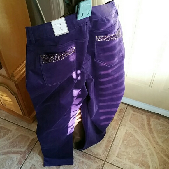 Himalayan Purple Velveteen pants