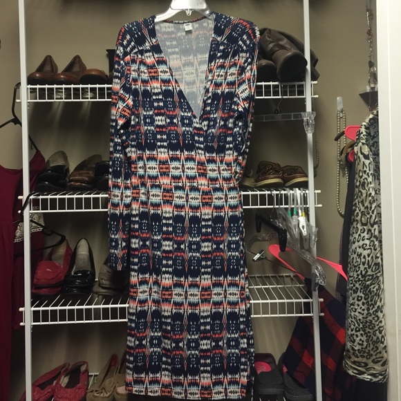Old navy Aztec wrap dress