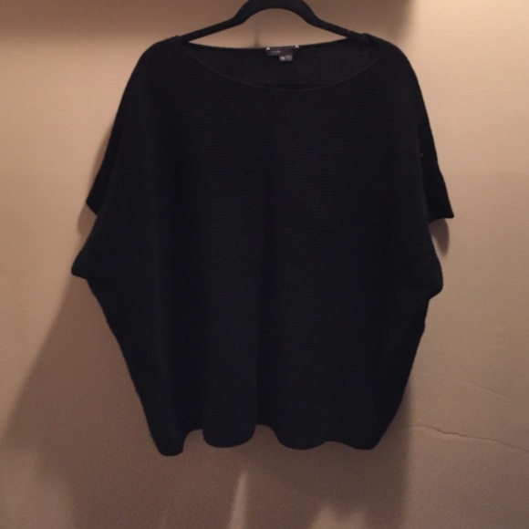 Vince black wool and cashmere sweater