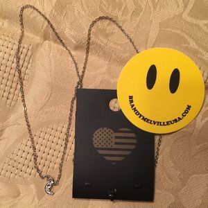 NWT Brandy Melville Silver Moon Necklace 🌙