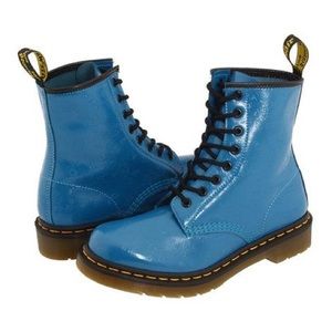Electric blue Dr. Martens