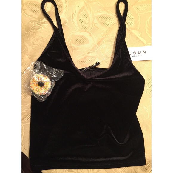 NWT Velvet Black Brandy Melville Tank
