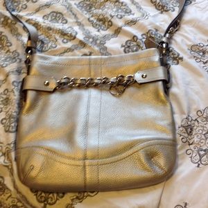 coach hobo metallic-skirt