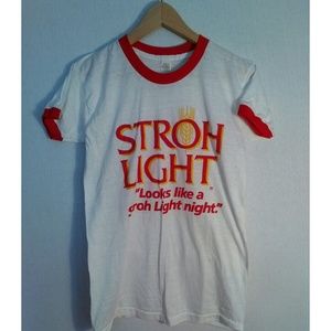 Vintage stroh light paper thin tee
