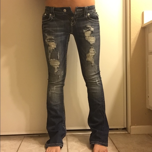 ❌SOLD❌Miss Me Bootcut Jeans 25x31 - Picture 2 of 4