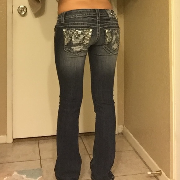 ❌SOLD❌Miss Me Bootcut Jeans 25x31 - Picture 3 of 4