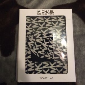 Michael kors hat and scarf