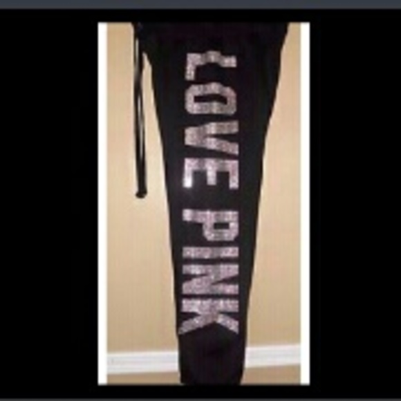 Pink sweatpants