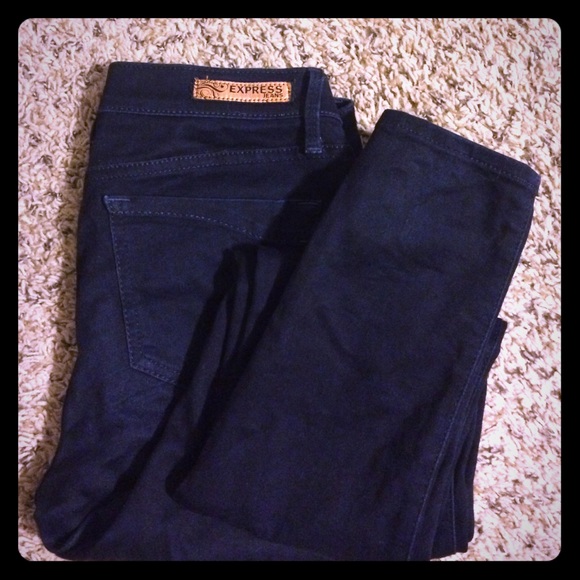 Express Jeggings Dark Wash Size 6