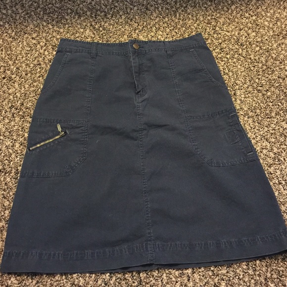 Eddie Bauer blue skirt size 4