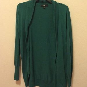 Green cardigan