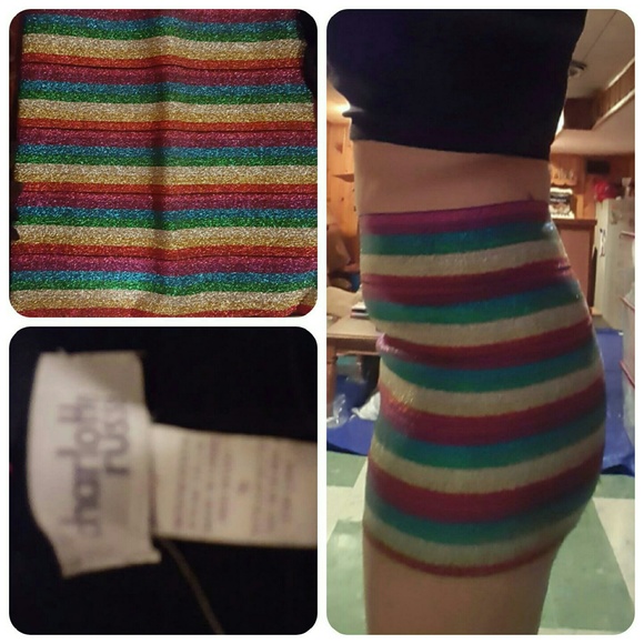 MOVING SALE!!!Rainbow, skirt CHARLOTTE RUSSE
