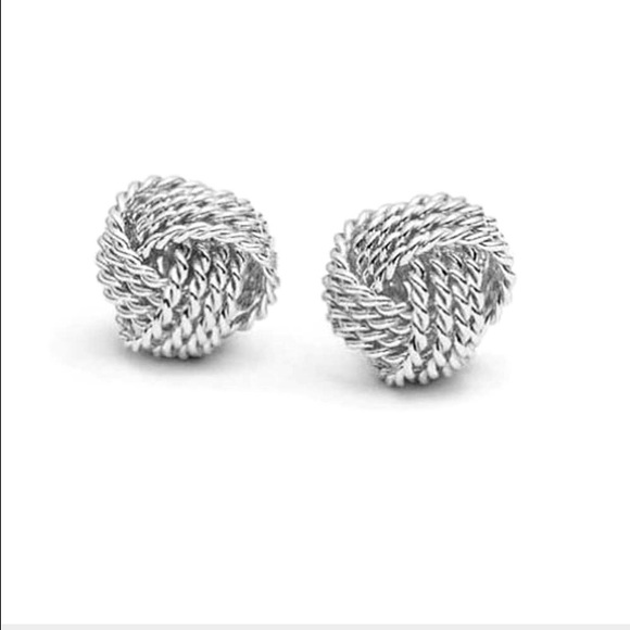 tiffany twist knot earrings