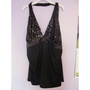 Womens fancy sequin top