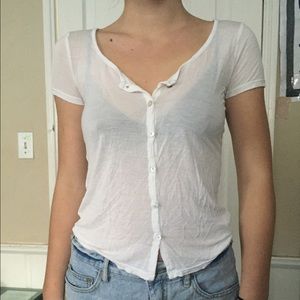 Sheer brandy Melville shirt