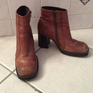Vintage Brazilian Leather Boots.
