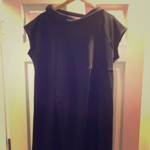 Gap Maternity black cowl neck dress