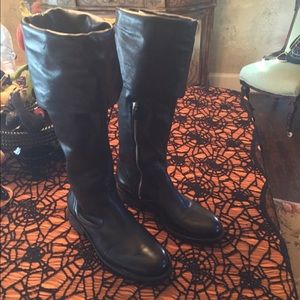Vince Camuto black riding boots