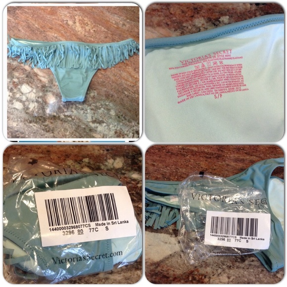 Victoria’s Secret Sage Fringed Bikini Bottoms - Picture 4 of 4