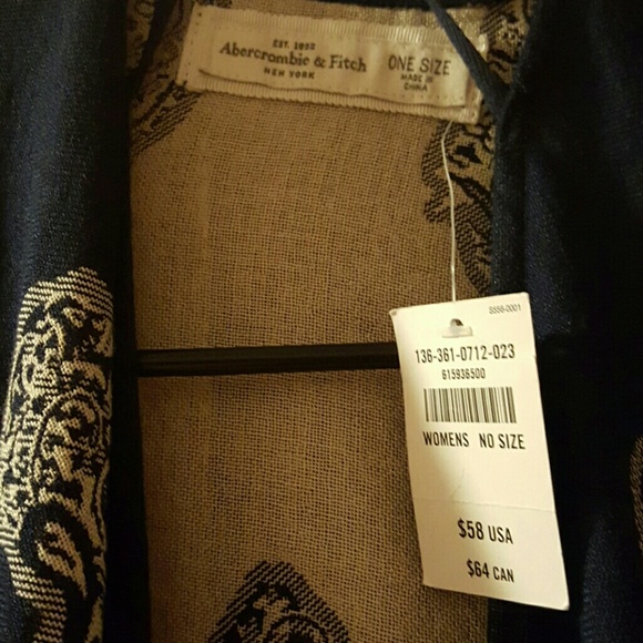 SOLD Abercrombie open front Kaftan - Picture 2 of 3