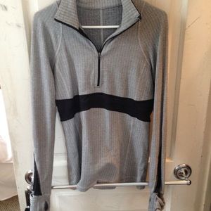Lululemon long sleeve, half zip top