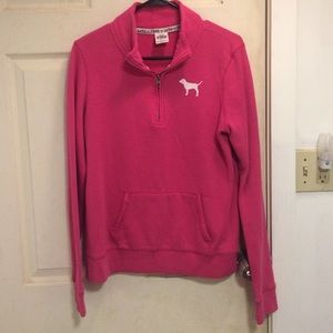 Pink half-zip