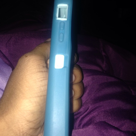 Blue & light blue iPhone 5c protective case.