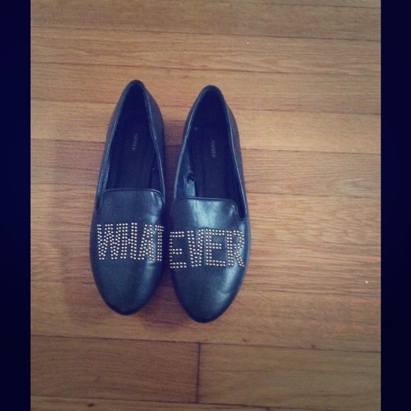forever 21 "whatever" loafers, sz 8