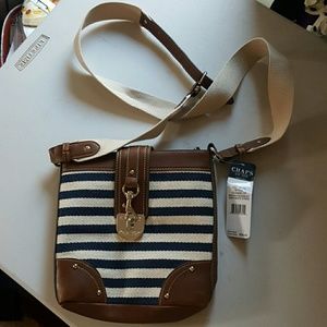 Striped Cross Body Bag